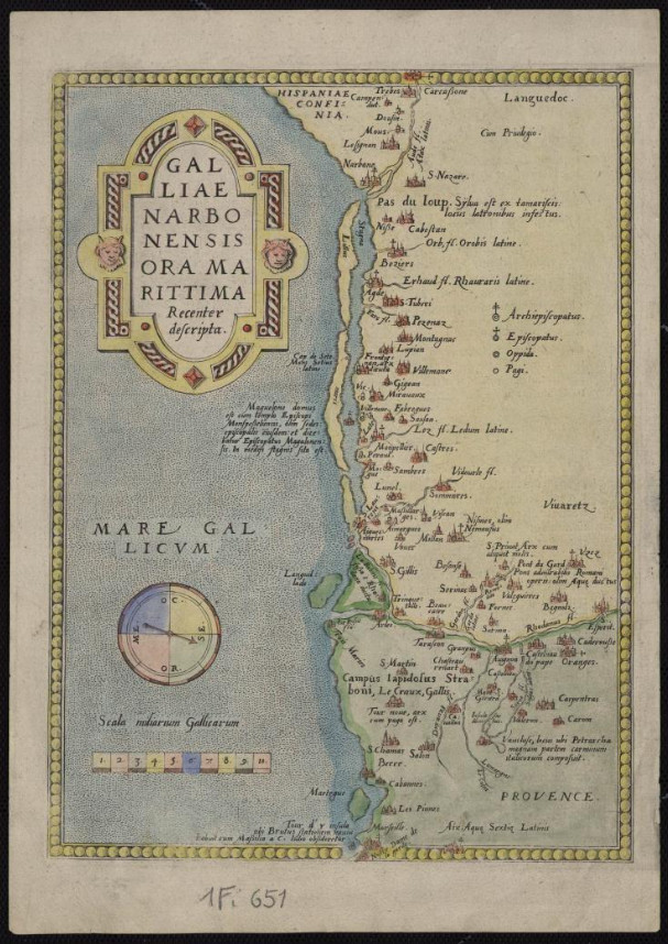 Carte 1570 Galiae